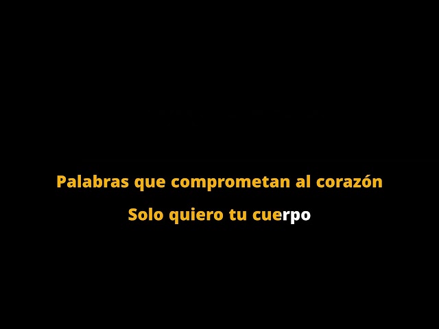 Algoritmo - Amemonos Esta Noche (Karaoke)