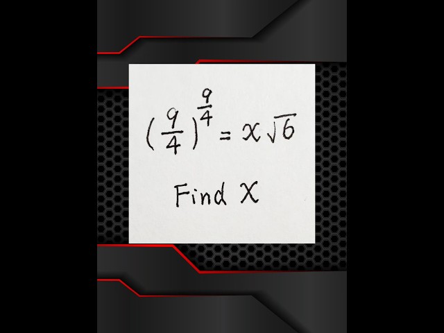 a nice exponential problem | Japanese math Olympiad question