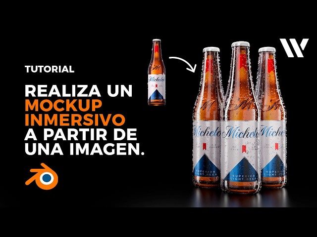 TUTORIAL - REALIZA UN MOCKUP INMERSIVO 3D con UNA SOLA IMAGEN - BLENDER 5.1