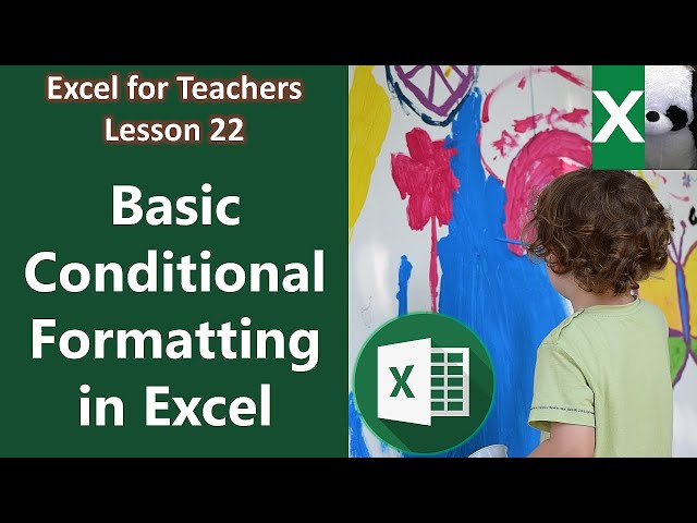 BASIC CONDITIONAL FORMATTING | Excel for Teachers | Carlo Excels
