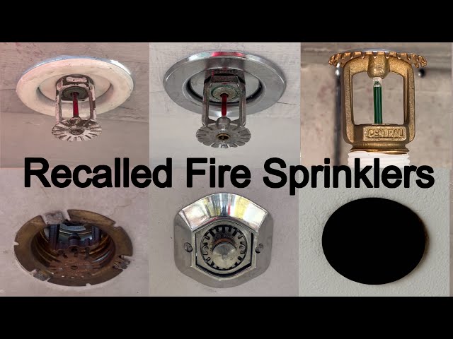 Testing Recalled Fire Sprinklers with Actual Fire | The Dangers of Recalled Sprinkler Heads 