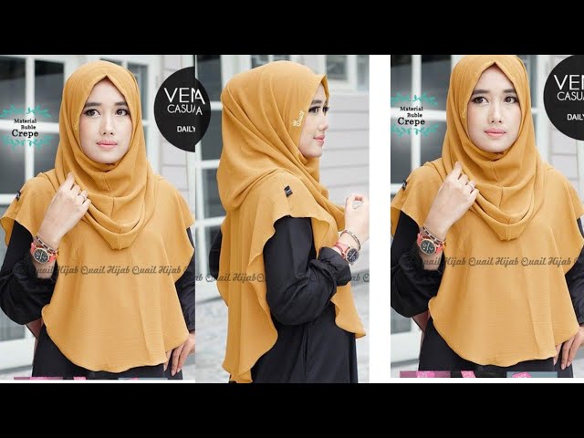 DIY!!Cape instant hijab tutorial| How to make instant hijab