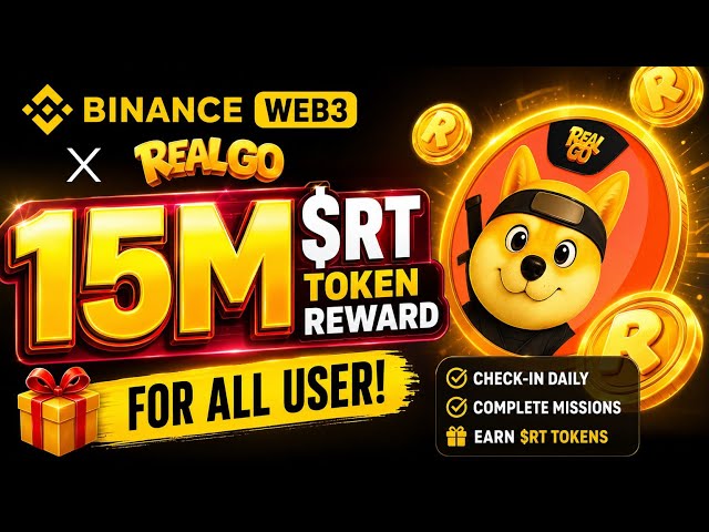 🔥Binance Web3 x RealGo Airdrop | FREE 15M $RT Token for Everyone | Step-by-Step Guide