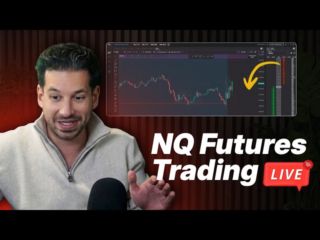 LIVE Scalping Day Trading The US NY Open On NASDAQ NQ with DEEPCHARTS