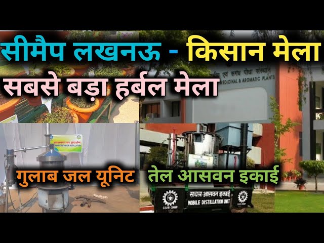 सीमैप किसान मेला । सबसे बड़ा हर्बल मेला । CSIR-CIMAP Lucknow Mela