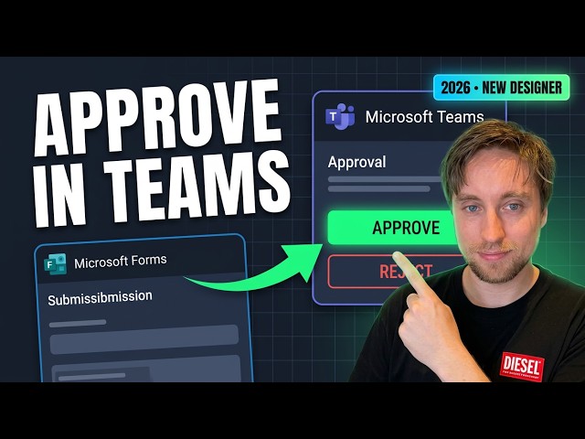 Power Automate Approvals in Microsoft Teams (2026 NEW Designer Tutorial)