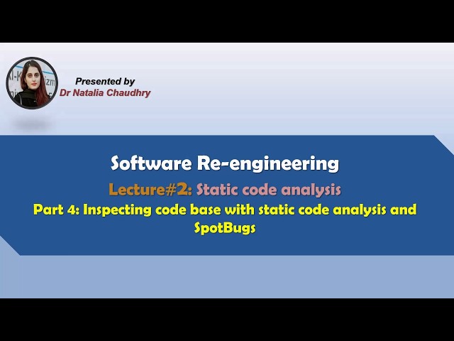 SRE Lec#2: Inspecting codebase with static code analysis and SpotBugs (Part 4)