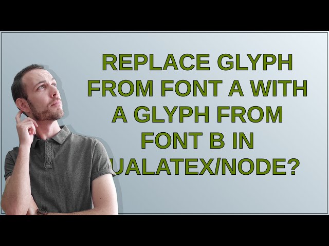 Tex: Replace glyph from font A with a glyph from font B in LuaLaTeX/Node?