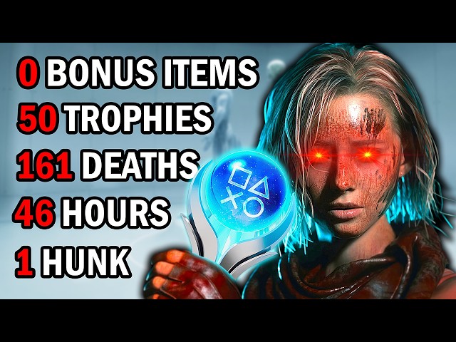 I Tried to Platinum RE9 Without Bonus Items... It was INSANE