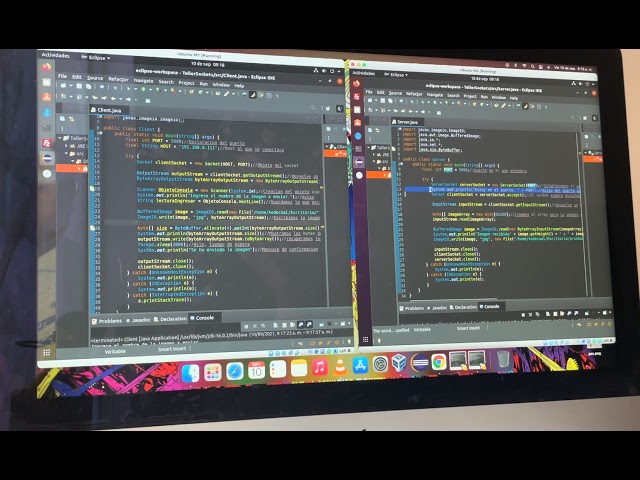 Como pasar una imagen del servidor al cliente con sockets en Java