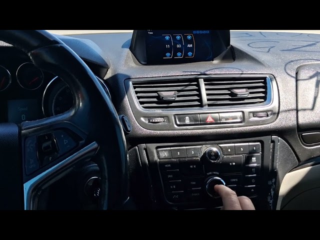How to Change Date & Time in a Buick Encore (2013-2022)