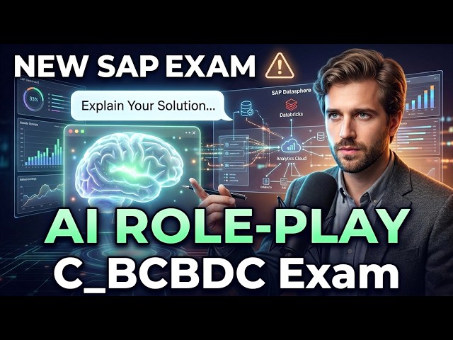 SAP C_BCBDC New Exam Format 2026 ⚠️ AI Role-Play Scenarios | SAP Business Data Cloud Certification
