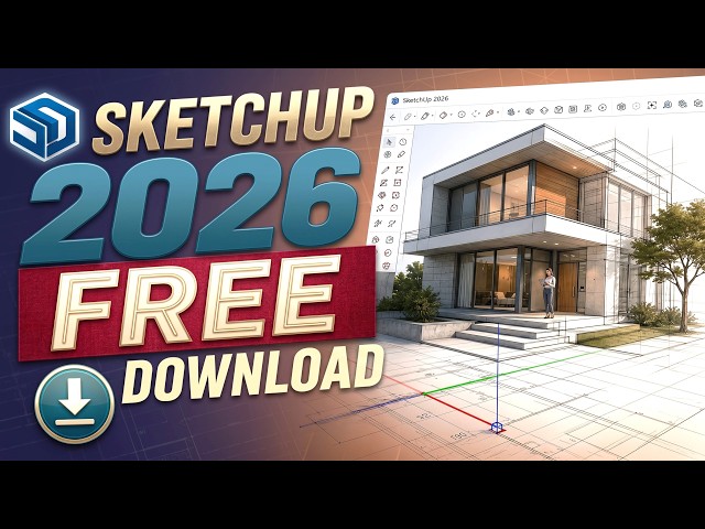 SketchUp 2026 Crack + License Key | Pro Version Free | All Extensions & Plugins Unlocked
