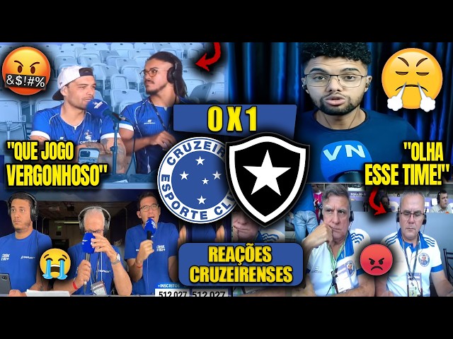 Reactions from Cruzeiro fans - Cruzeiro 0x1 Botafogo - Brazilian Championship 2026 - Let's laugh ...