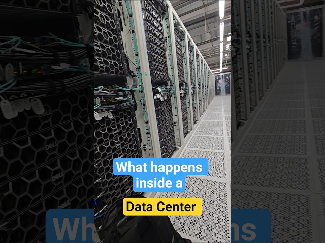 Have you ever wondered what happens inside a data center? #shorts