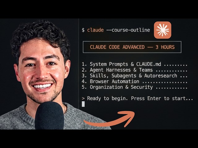 CLAUDE CODE ADVANCED FULL COURSE (3 HOURS)