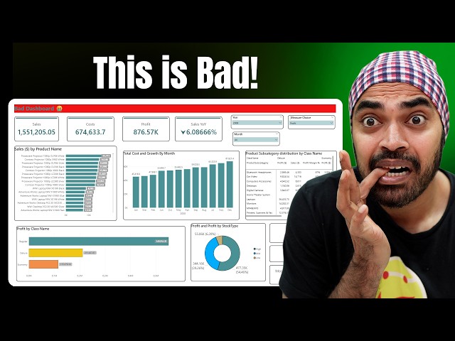 You Won’t Get Hired with Dashboards Like This (7 Steps to Fix It)