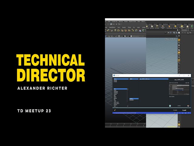 Technical Director in Visual Effects, Animation and Games | TD Meetup 23