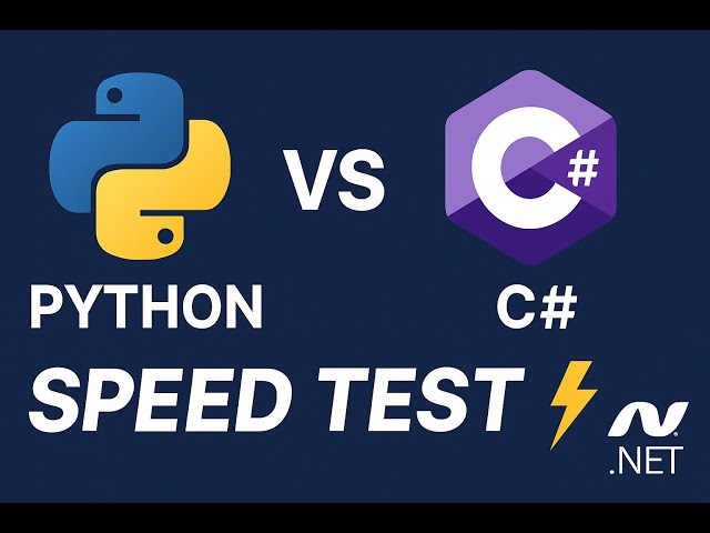 ⚡ Python vs C# Performance | Which One is Faster?