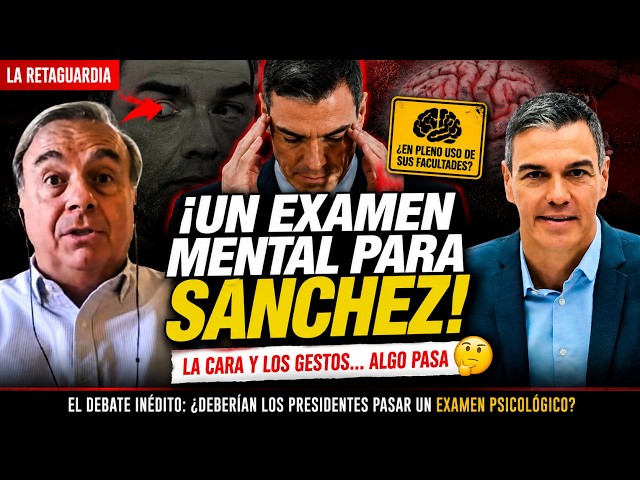 A mental exam for Sánchez! His face and gestures... Something's up.