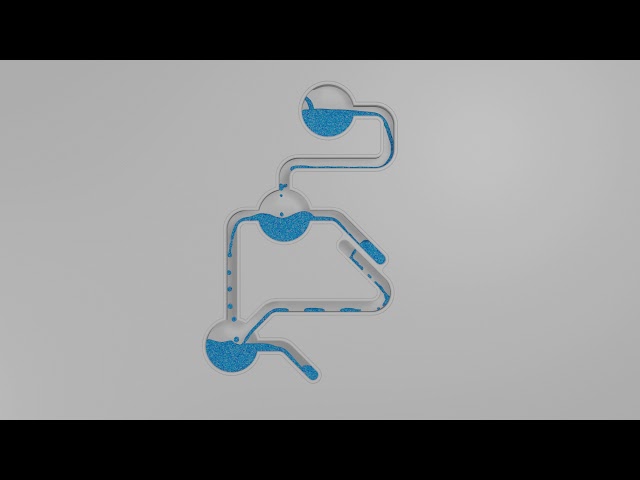 HD Particle fluid simulation [30] [blender]