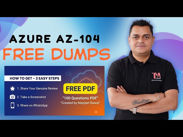 100% Passing Guide Microsoft Azure AZ 104 | Real Exam Dumps.