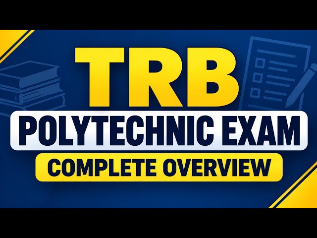 TRB POLYTECHNIC EXAM#TRB 2026#