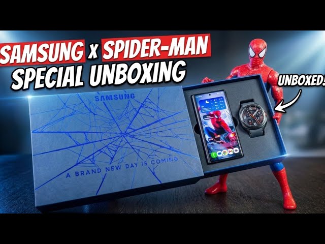 Special Samsung Galaxy Z Fold 8 Ultra Spider-Man Edition Unboxing!