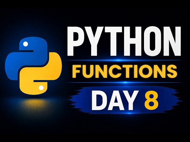 Day 8 | Methods and functions | #python