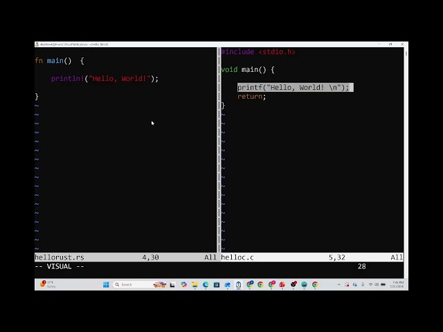 Rust for C Engineers - Chapter 1.3 | Your First Hello World Program