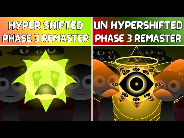 Sprunki Hypershifted Phase 3 OFFICIAL Remaster vs Un Hypershifted Phase 3 OFFICIAL Remaster