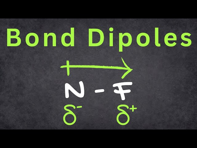 ¡Explicación de los dipolos de enlace! | Química de la escuela secundaria