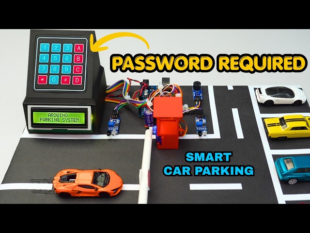 Arduino Smart Car Parking System with Password Lock