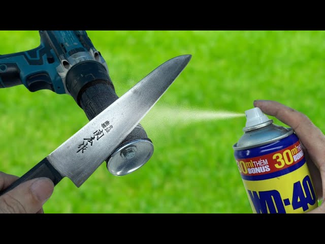 Efficient Knife Sharpening with a Simple Method – Razor Sharp Knife in No Time😱