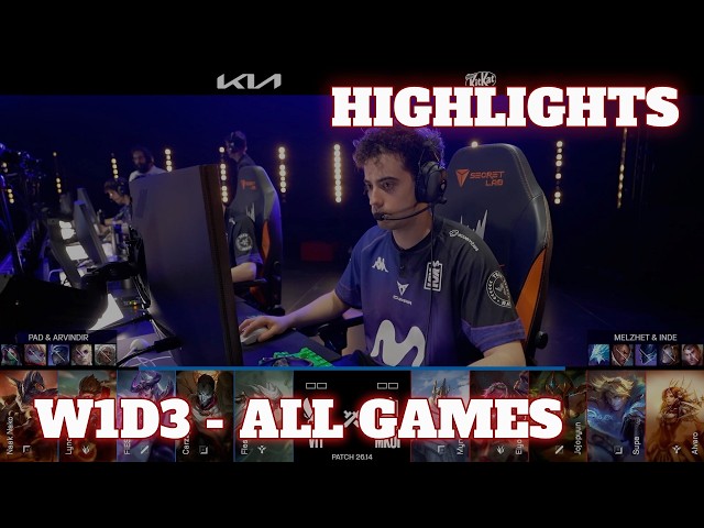 LEC Summer 2026 W1D3 - All Games Highlights | Full Day Week 1 Day 3 LEC Summer 2026