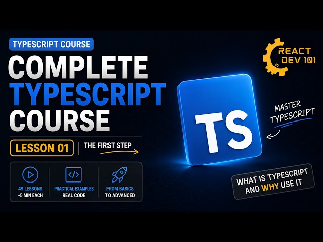 What Is TypeScript & Why Use It? | TypeScript Course #1