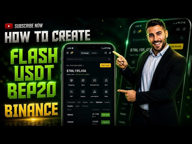 How to Create Flash USDT in  | Binance 