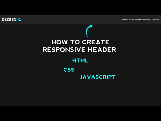 Creative header design using html,css and javascript | Glow devcode.
