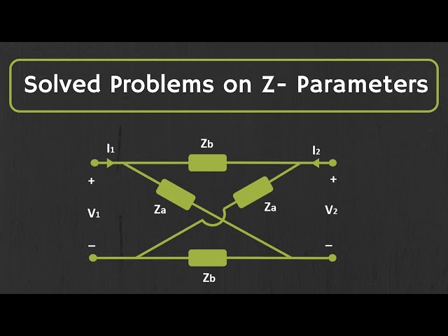 Solved Problems on Z - Parameters