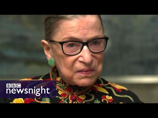 Justice Ruth Bader Ginsburg rare interview: 'It's not the best of times' - BBC Newsnight