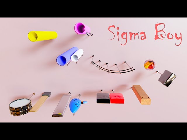 Sigma Boy Played on Different Instruments With Marble!