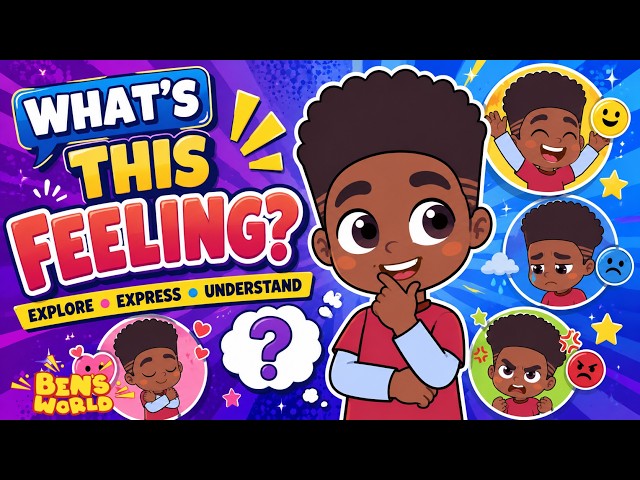 WHAT’S THIS FEELING? 🌈 Learn Happy, Sad, Angry & More with Ben | Kids Cartoons  – Ben’s World