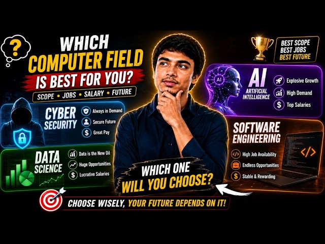 I Compared 4 Computer Fields… The Winner Might Surprise You 😳
