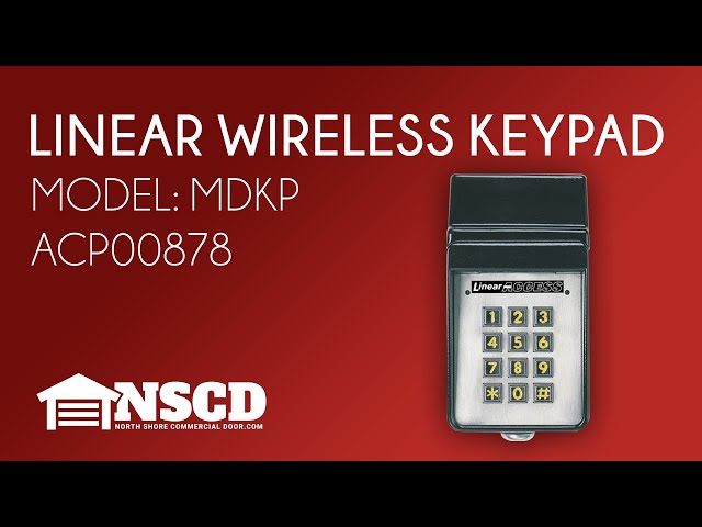 Linear MDKP Exterior Wireless Keypad ACP00878