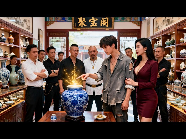 窮打工仔閃婚豪門美妻！笑他癩蛤蟆吃天鵝肉，卻不知他竟覺醒神級靈瞳，地攤撿漏億萬國寶啪啪打臉，死對頭設局被反殺，豪門外公竟跪求他留下來！