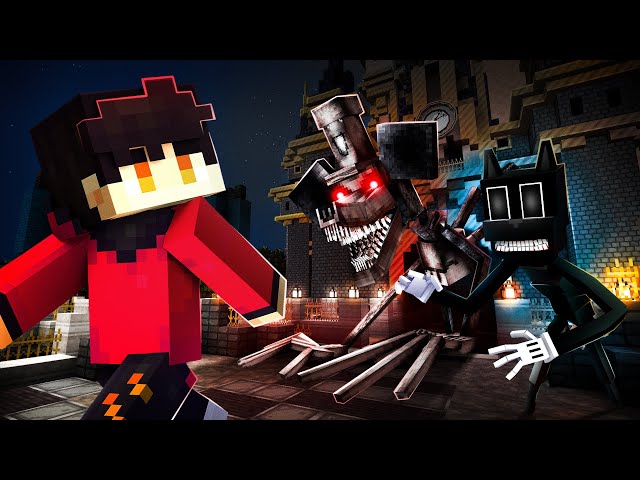 We Escaped DISNEY HORROR PARK in Minecraft at 3:00 AM..