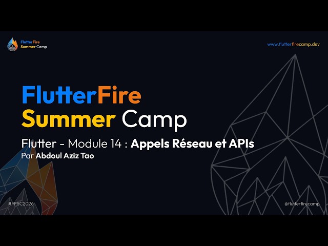 🎬 Appels Réseau et APIs (Module 14 - Partie 1) 💙☀️