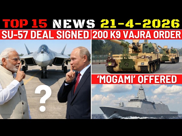 Indian Defence Updates : Su-57 Deal Signed,6th Gen Entry,200 K9 Vajra Order,Japan Offers Mogami