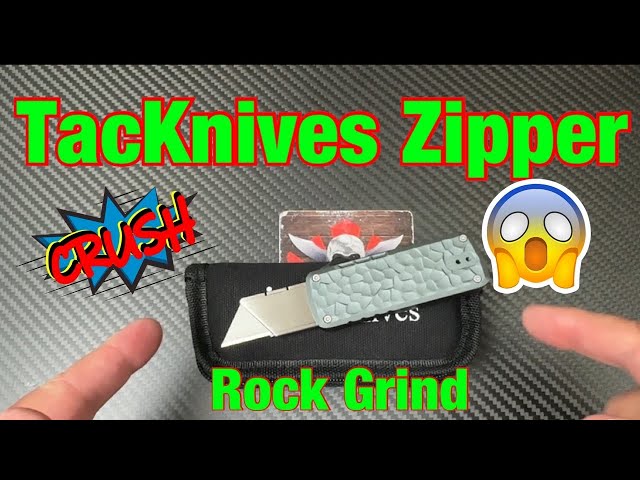 TacKnives Rock Grind Zipper Utility Knife !  Lots of different colors !
