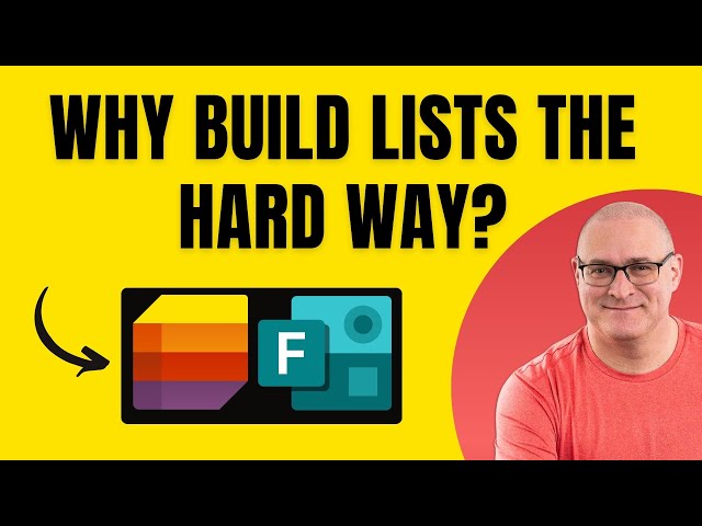 Create a SharePoint List the Smart Way: Build It Directly from a Form